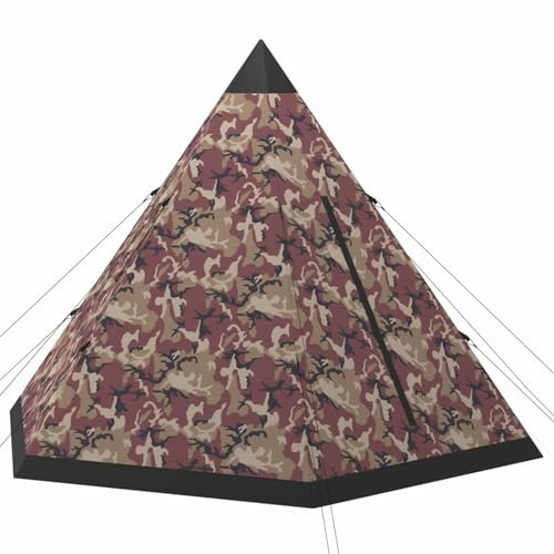 Sufrk Zelt für 4 Personen Mehrfarbig Angelzelt Camping Zelt