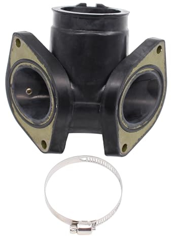 Collettore di aspirazione per carburatore con O-ring, in gomma di aspirazione per moto, manicotti di aspirazione per carburatore, tubo di collegamento con guarnizione per Yamaha XV 1600 Wildstar