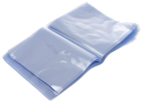 PartyKindom 100 Stück Pvc Schrumpffolie Beutel 10 Stück 15cm Für Seifen Badebomben Geschenkverpackung Lebensmittelecht Transparent Selbstgemacht Handwerk