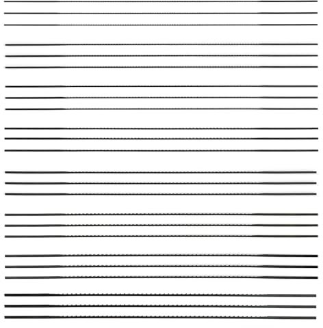 24 Lame per Sega a Scorrimento con Denti, 130 mm Sega a Lame con Denti a Spirale Lame da Traforo, Lame per Seghetto Oscillante Lame per Sega a Traforo per Taglio del Legno Segatura e Intaglio