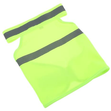 Mipcase Reflektierende Sicherheitsweste Für Hunde Atmungsaktiv Für Spaziergänge Laufen Und Wandern Verstellbar Leicht Und Robust Bei Tag Und Nacht Sichtbar Fluoreszierendes Gelb s