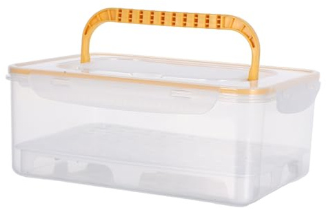 BESTYASH Caja para Guardar Vasos Pequeños Organizadora para Cocina y Hogar Estuche Portátil Resistente al Polvo para Eventos al Aire Libre