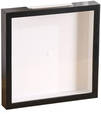 Gacqpli Shadow Box con Ranura Integrada - Caja de Sombras para Aventuras | Caja Expositora Transparente para Hogar y Sala de Estar para Bodas Conciertos Vacaciones y Playa,Exhibición para Hogar Y