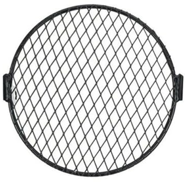 Rejilla de Malla para Faro de Motocicleta, Protector de Metal estilizado para Faro de 7 Pulgadas, fácil instalación, Color Negro Rejilla Foco