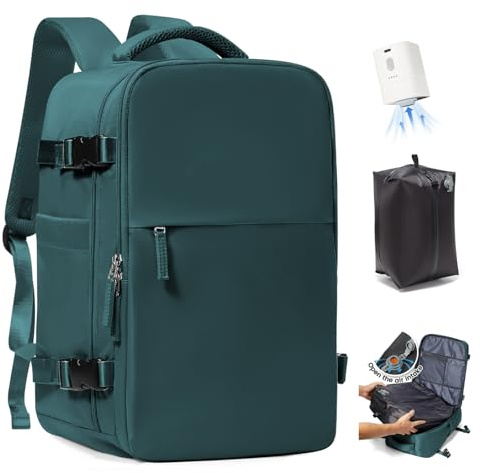 SZLX Mochila al Vacio con Bomba Mochilas Viaje Cabina Avion 40x30x20 Ryanair Vueling Wizzair Equipaje de Mano 40x20x25 Bolsas de Viaje Mujer Maletas 45x36x20 Easyjet Mochila Portátil con USB Hombre