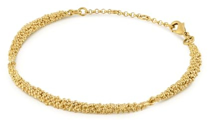 BRACCIALE DORATO STARDUST | Progettato da Joidart | Disegnato da Carme Fàbregas | Collezione Stardust | Bracciale in metallo placcato oro 24k