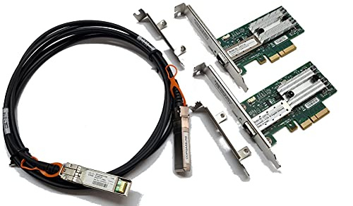 10G Netzwerk Kit 2X Mellanox ConnectX-3 CX311A 10Gigabit NIC 10GBe 3m SFP+ Kabel