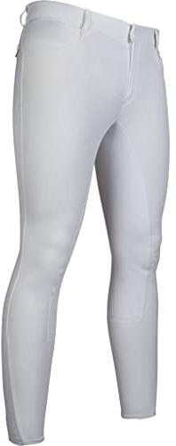 HKM Sportive Alos Pantalones de Montar para Hombre Blanco 50