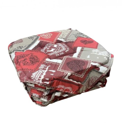 Set di 6 involtini per sedia - Chalet rosso
