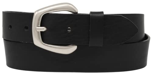 AnnaMatoni Damen Gürtel Ledergürtel Zeitloses Design 3,5cm echt Leder Gürtel Made in Germany Damen Leder Gürtel Schließe Nickelfrei