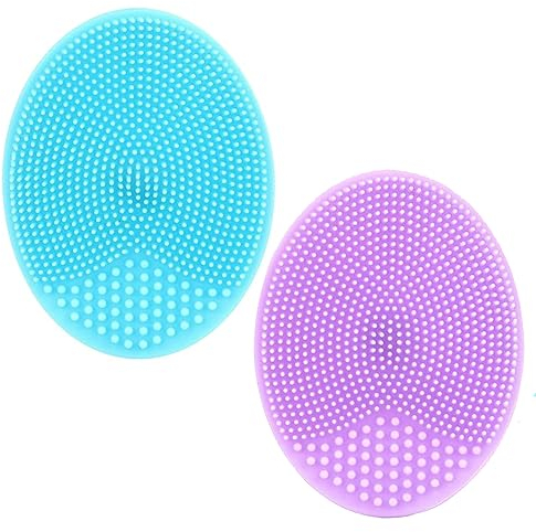 2 Pièces Brosses De Nettoyage Pour Le Visage En Silicone pour Le Massage Exfoliant Nettoyant des Pores