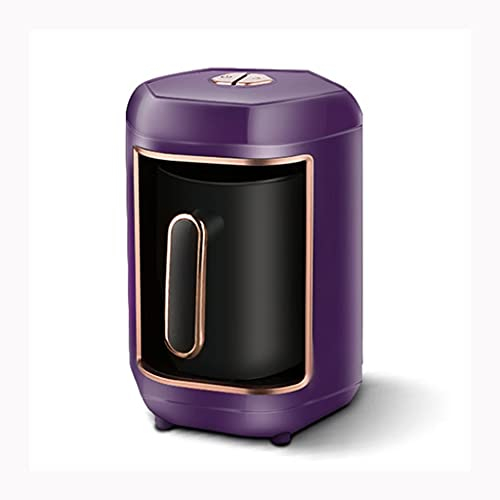 CUNTO GaRcan 600W Cafetera automática Cafetera eléctrica inalámbrica Cafetera Moka de grado alimenticio Hervidor de café portátil (púrpura)