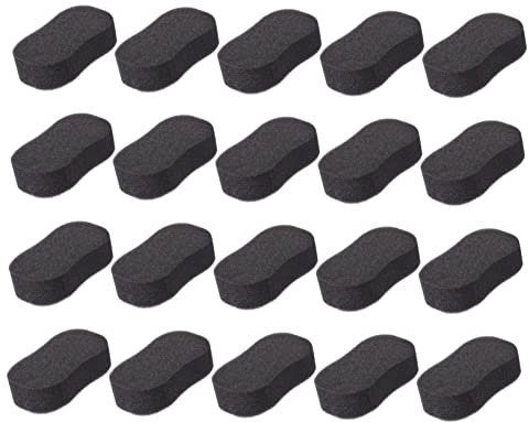 Mipcase 20pezzi Spugne per Viso Spazzola per Spolverare Collo Spazzole in Spugna per Pulizia dei Capelli Rimuove Efficacemente i Caduti