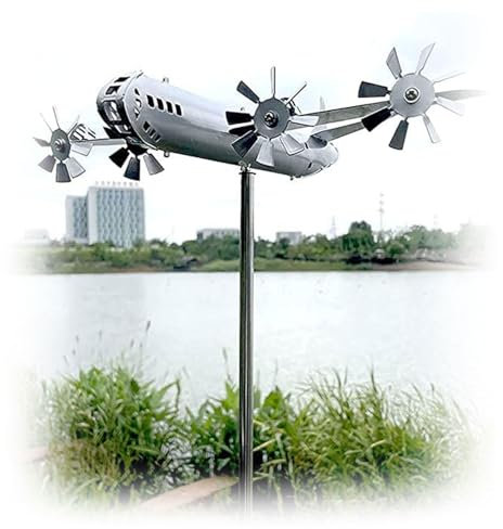 B-29 Super Fortress FlugzeugwindfäNger, Handgemachte Magische Windmuehle, Gartendekorationen FüR Draussen, Windmuehlen Fuer Garten, füR Terrasse Und Garten errassendekoration
