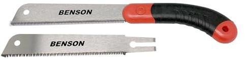 Japanische Säge mit zwei Klingen, 170 mm, zum Schneiden von Holz und Kunststoff