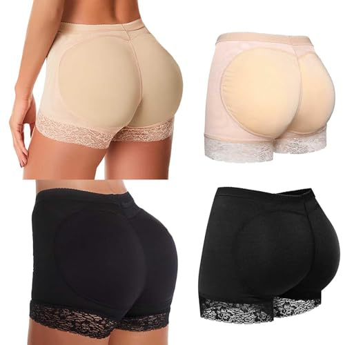 KUBDPQOR Fajas con Relleno de Glúteos - Bragas con Relleno para Mejorar la Figura y Resaltar la Silueta, Ideal para Uso Diario y Ocasiones Especiales - Diseñadas para Las Mujeres, Adecuado