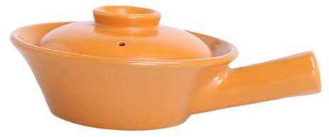 LALADEFIEE Small Ceramic Casserole Dish Pot Oven Safe for Cooking Rice Soup Stew Handle