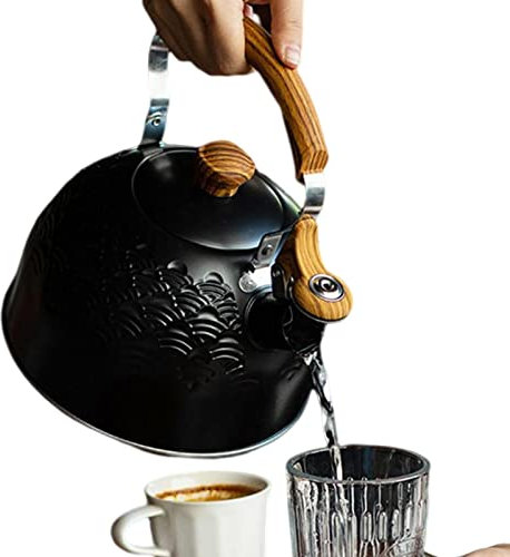 Hervidor de Agua silbante LeGDOr, Tetera de 2,5 l para Estufa, cafetera de Acero Inoxidable para Estufa de inducción, Tetera silbante para hervir Agua Caliente