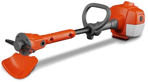 Teorema Giocattoli- TEO'S Teorema-Decespugliatore Giocattolo per Bambini a Batteria con Luci e Suoni, Braccio Telescopico, Lunghezza 57cm, Colore Arancione, Bianco, Grigio, 80416