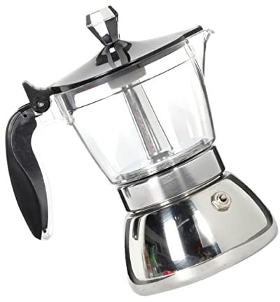 HOLIDYOYO Cafetera De Espresso De Transparente Para Tazas Resistente y De Usar Para Preparar Café Casa