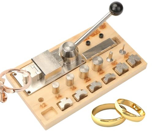 Générique Outil de Cintrage de Bagues - Machine À Cintrer Les Anneaux,Machine Réglable d'Étirage et de Réduction pour Façonnage de Boucles en Fil Métallique et Travail de l'Argent