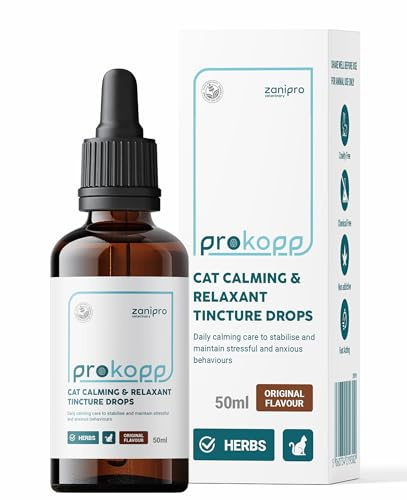 Zanipro Katzen Beruhigung Stress Tropfen – Relax & Wohlbefinden, 50 ml