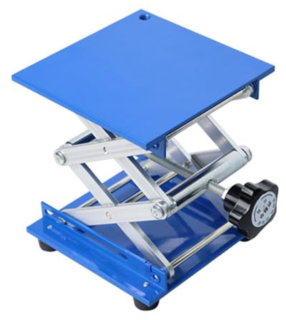 Laborhebebühne,Hebebühne 200 x 200mm,Scherenständer Hubtisch Aus Edelstahl Aus Aluminiumoxid Von 80 Mm Bis 326 Mm,Tragkraft 20 Kg,Für Das Anheben Von Router,Laser,Schrank Normalerweise