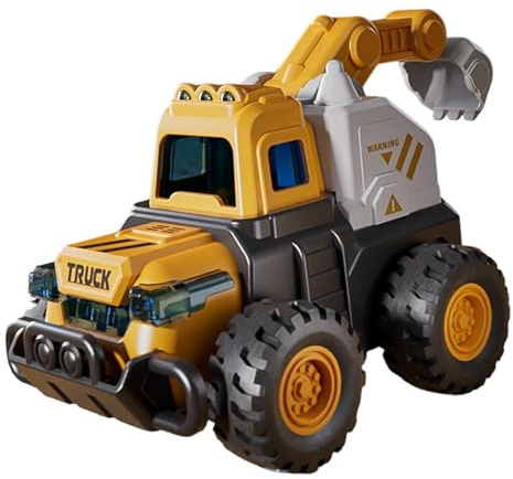 Zfyauhm Construction Trucks | Sandbox Cars Excavator with Movable Joints | Toy Construction Trucks - for Party Outdoor Sandbox Play Daycare Playrooms Preschools Girls Boys Birthday