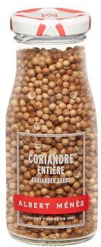 Coriandre Entière - Épice du Monde en Pot de Verre 40g - Graines Aromatiques pour Tajines, Currys et Plats mijotés - Lot de 3