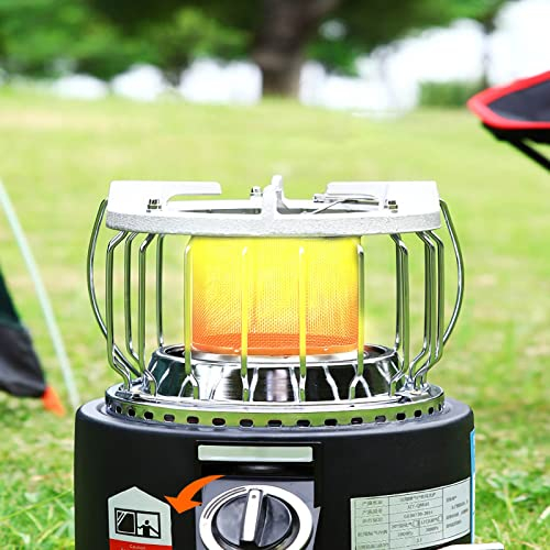 STCK Réchaud de Camping portatif pour Chauffage d'hiver, Mini Chauffage au gaz, Chauffage au gaz d'extérieur, Chauffage Au Gaz en Céramique pour Camping Pique- Nique, Chauffage d'hiver