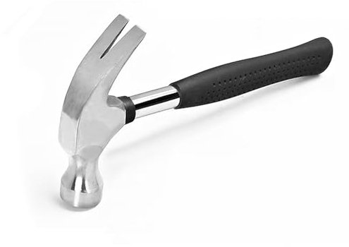 LEPEVNEY Mini Claw Hammer 4oz - Rubber Handle for Easy Grip - Multi-purpose Nail Remover for Home, Carpet, and Walls - Non-Slip Shock Reduction Grip