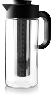 IBILI -Jarra Infusora para Café/Té - Borosilicato - Filtro de Acero Inoxidable 18/10