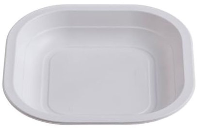 Generico 25 PIATTI QUADRATI in plastica RIUTILIZZABILI lavabili in lavastoviglie