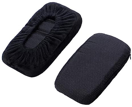 VILLFUL 2St Ellbogenkissen Klemmbinder Stuhl Armlehnenpolster Armlehne für Heimstuhl büromaterial Office Supplies hochstihl Stützkissen für Ellbogenbandage Stützpolsterabdeckung Black