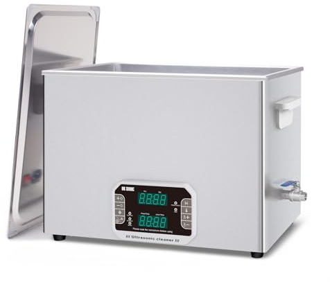 DK SONIC Professional Ultrasonic Cleaner 37L, 720W Heavy-Duty Sonic Cleaner With Timer,Heater&Touch Control, Multi-Application for Motorcycle Engines, Carburetors, Chains (Include Basket)