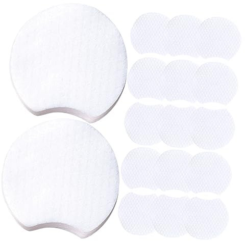 LALADEFIEE Mehrzweck Gesichts Make up Entferner Pads Halbmondform Komfortable Vliesstoff Pads Großpackung 1200 Stück Sanfte Reinigung Und Peeling Für Tägliche Kosmetikpflege