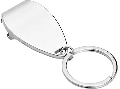 Alipis Creative Small Bottle Opener Keychain with Sturdy Metal Material, Portable Mini Bottle Opener Keyring for Everyday Use and Travel Accessories