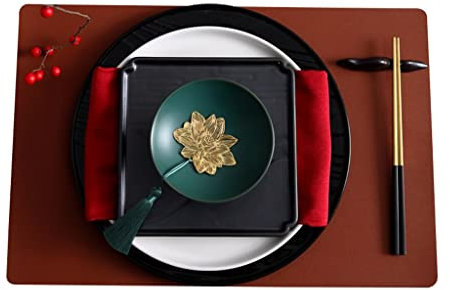 ABNNHK Vajilla Decoración de Mesa para el hogar Vajilla combinada Plato de Cena Juego de manteles Individuales Plato de Mesa
