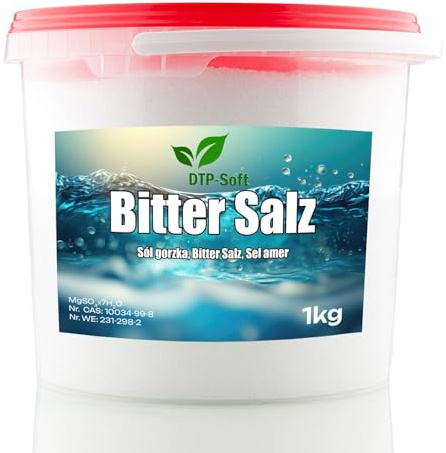 1kg Bittersalz Tannendünger Blattdünger Koniferendünger Magnesium im Eimer 1 kg