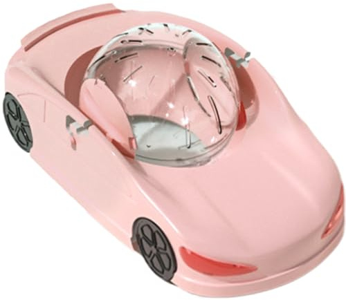 Rueda de hámster con platillo, Rueda de Disco Antideslizante para Ejercicio – hurón Fitness Juguete Coche Creativo Jaula de Animales pequeños Accesorios Bola