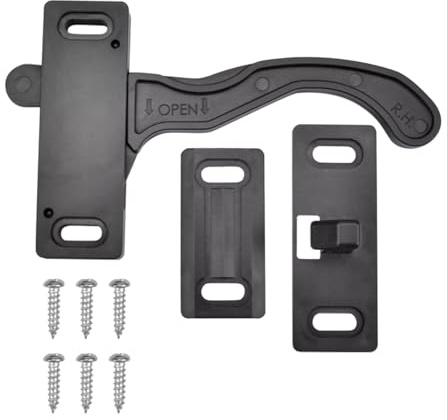 Wayfadacc Ferramenta per Porta D'ingresso con Serratura per Porta per con Viti Kit Maniglia Destra per Accessori Ricambio per Rimorchio Maniglia per Mano Destra