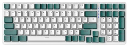 Tastiera meccanica K3 100 tasti cablata personalizzata Gaming Computer da ufficio Tasto completo Punchless Effetti di luce multipli Copritasti personalizzati Interruttori rossi lineari USB C Cavo a