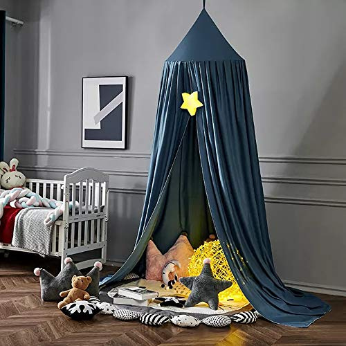 Baby Baldachin Betthimmel Kinder Bett Baumwolle Hängende Kuppel Moskitonetz für Kinderzimmer Innen im Freienspiel Lese Schlafzimmer Dekoration