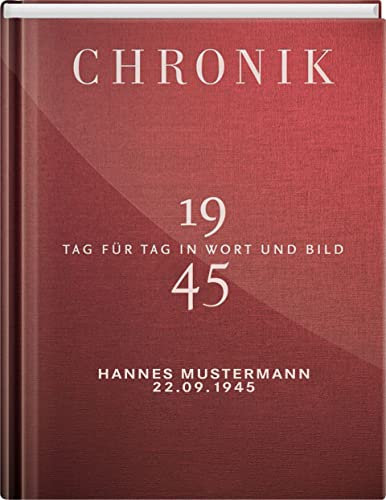 Personalisierte Chronik von 1945 - Jahrgangsband - persönliches Geschenk