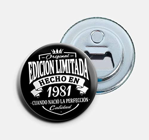 Chapas Abrebotellas con imán personalizadas para cumpleaños | Edition (25)