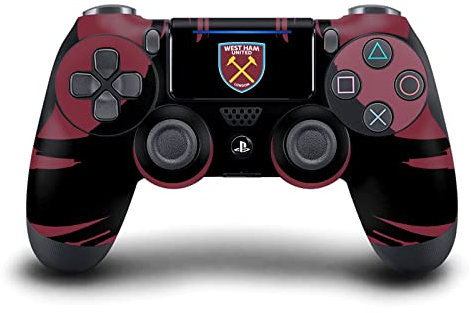 Head Case Designs Officially Licensed West Ham United FC Sweep Stroke Art Vinyl Sticker Gaming Skin Decal Cover Compatible With Sony PlayStation 4 PS4 DualShock 4 Controller