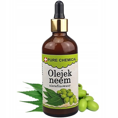 CHOSA Reines Neemöl Kaltgepresst Unraffiniert 100 ml | 100% Rein Neem Öl Haare und Körper für alle Haut- und Haartypen, Neembaumöl für Pflanzen, 100ml mit Pipette