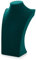 Oirlv Vintage Verde Terciopelo Soportes para Joyas Busto Soportes para Collar High End Mostrador Soportes para Joyería(H30cm)