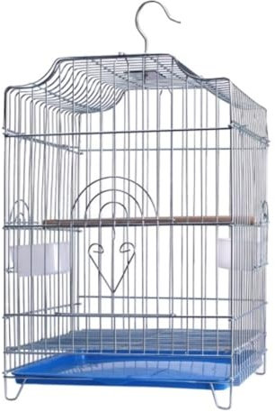 Vogelkäfig Vogelvoliere Schmiedeeiserne Vogelkäfige Tragbarer Vogelhäuschenträger Quadratisches Vogelhäuschen Einfache Retro-Vogelkäfige Für Den Garten Vogelbauer Vogelhaus