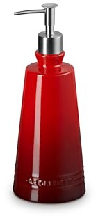 Le Creuset Stoneware Signature Soap Dispenser, 20 oz., Cerise